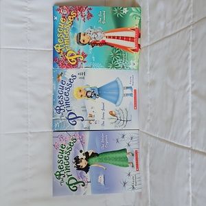 The Rescue Princesses Books Lot of 3 Short Stories 2nd-3rd Grade T10